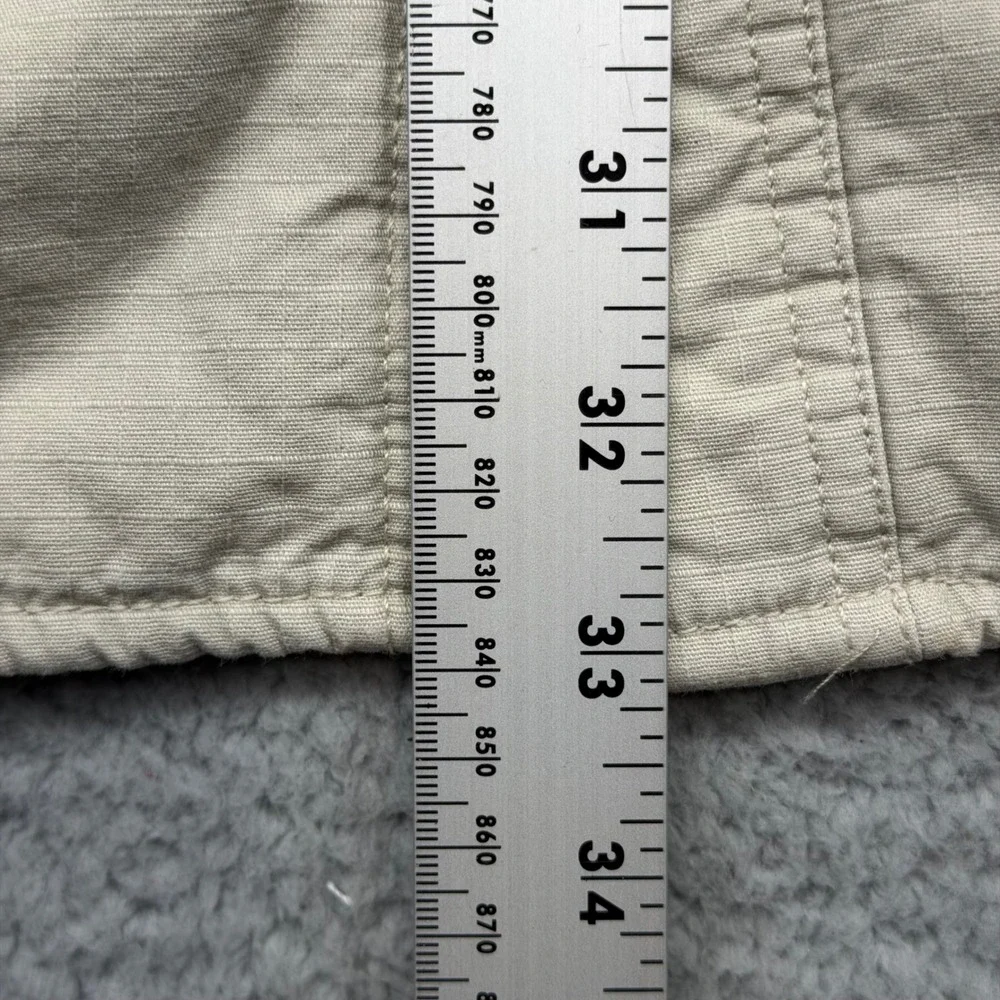 Levi's Mens Large Tan Sherpa Lined Utility Chore Canvas Shirt Jacket Shacket